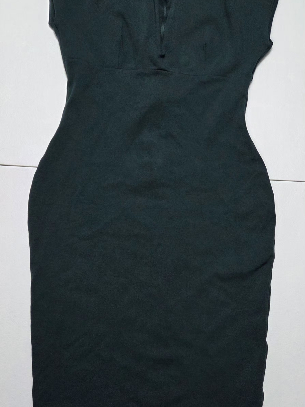 Fashion Nova Green Midi Sheath Dress